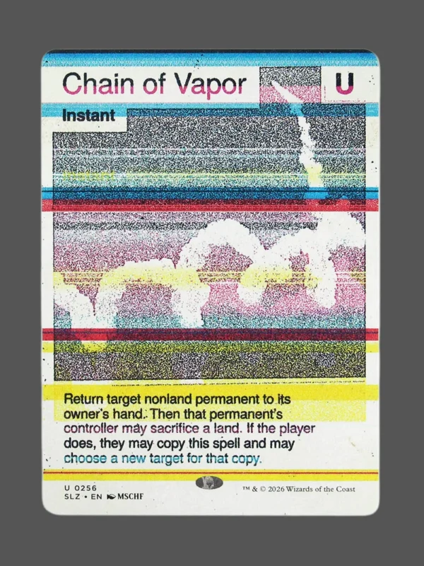 Chain of Vapor Holo MTG proxy card from The Zeta Set #256