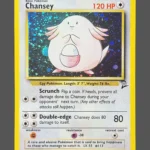 Chansey Regular Pokemon proxy card from Base Set 2 #3
