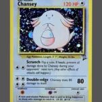 Chansey Regular Pokemon proxy card from Base Set #3