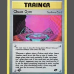 Chaos Gym Regular Pokemon proxy card from Gym Challenge #102