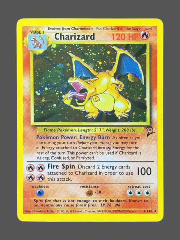 Charizard Regular Pokemon proxy card from Base Set 2 #4