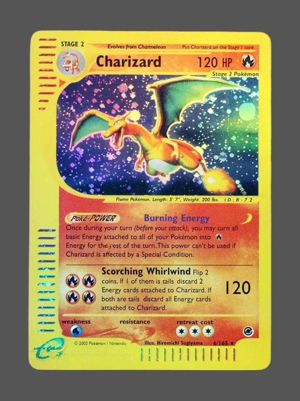 Charizard Foil Pokemon proxy card from Expedition #6