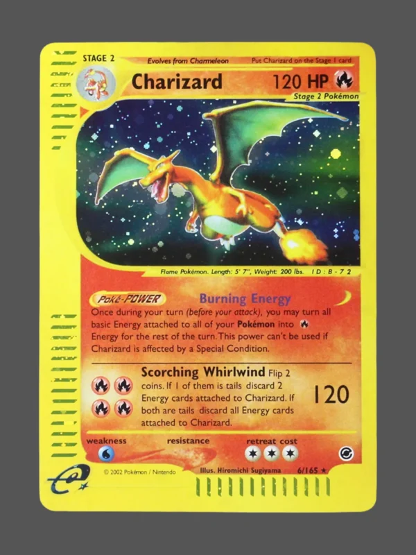Charizard Galaxy Foil Pokemon proxy card from Expedition #6
