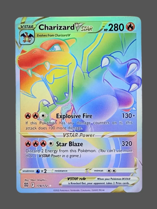 Charizard Regular Pokemon proxy card from Brilliant Stars #174