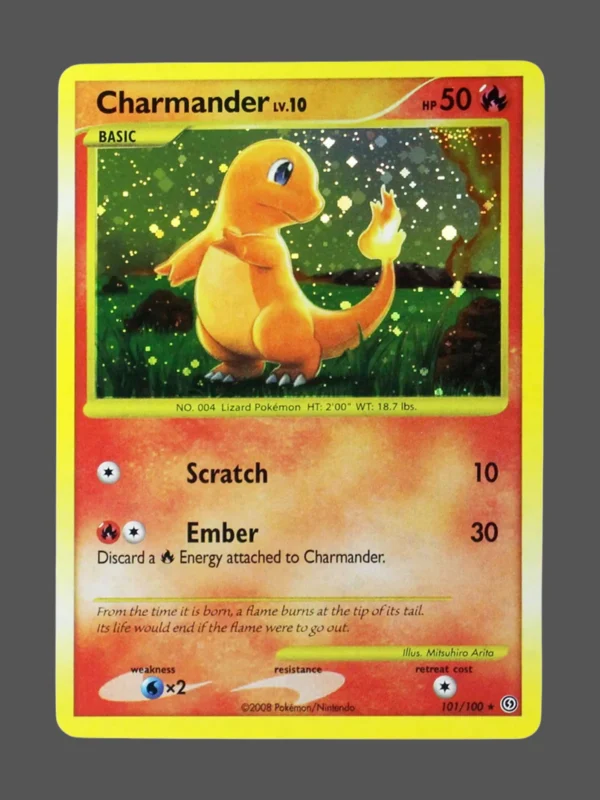 Charmander Galaxy Foil Pokemon proxy card from Stormfront #101