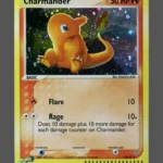 Charmander Galaxy Foil Pokemon proxy card from EX Dragon #98