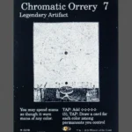 Chromatic Orrery Holo MTG proxy card from The Zeta Set #218