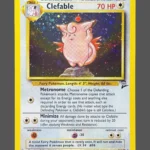 Clefable Regular Pokemon proxy card from Base Set 2 #5