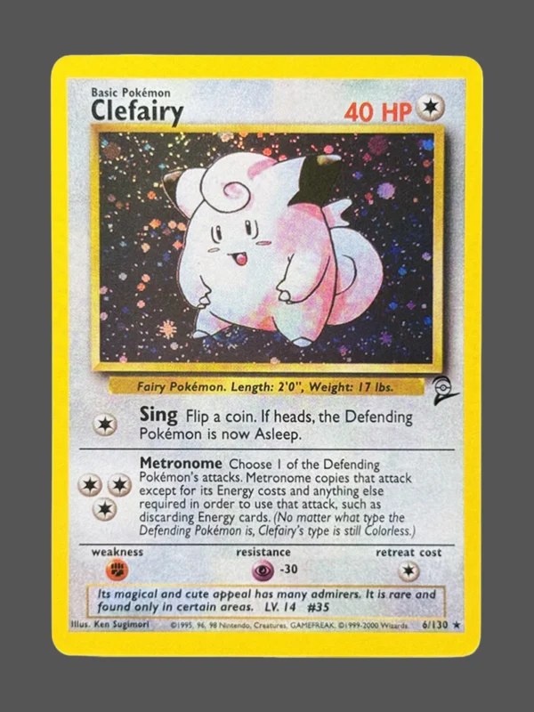 Clefairy Regular Pokemon proxy card from Base Set 2 #6