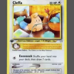 Cleffa Regular Pokemon proxy card from Neo Genesis #20