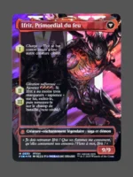 Clive, Ifrit's Dominant/Ifrit, Warden of Inferno Surge Foil MTG proxy card from Final Fantasy #530