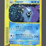 Cloyster Regular Pokemon proxy card from Expedition #8