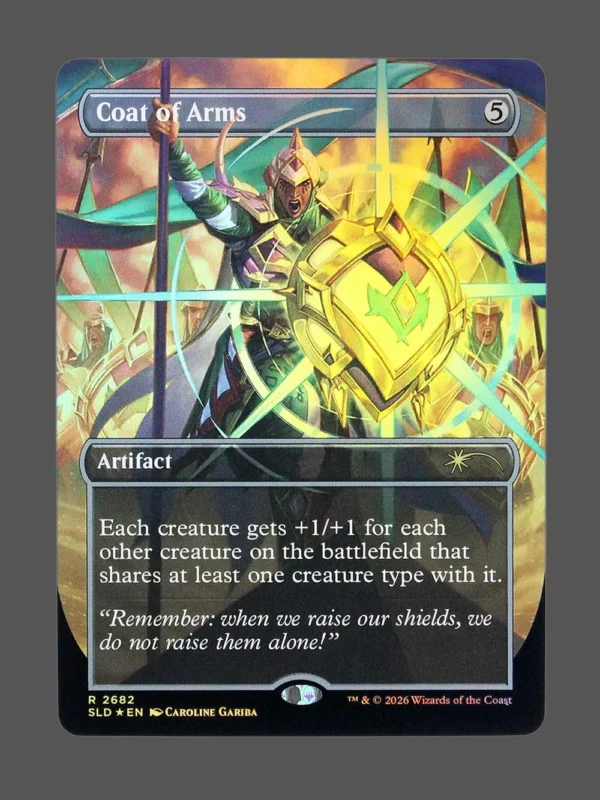 Coat of Arms Foil MTG proxy card from Secret Lair Drop #2682