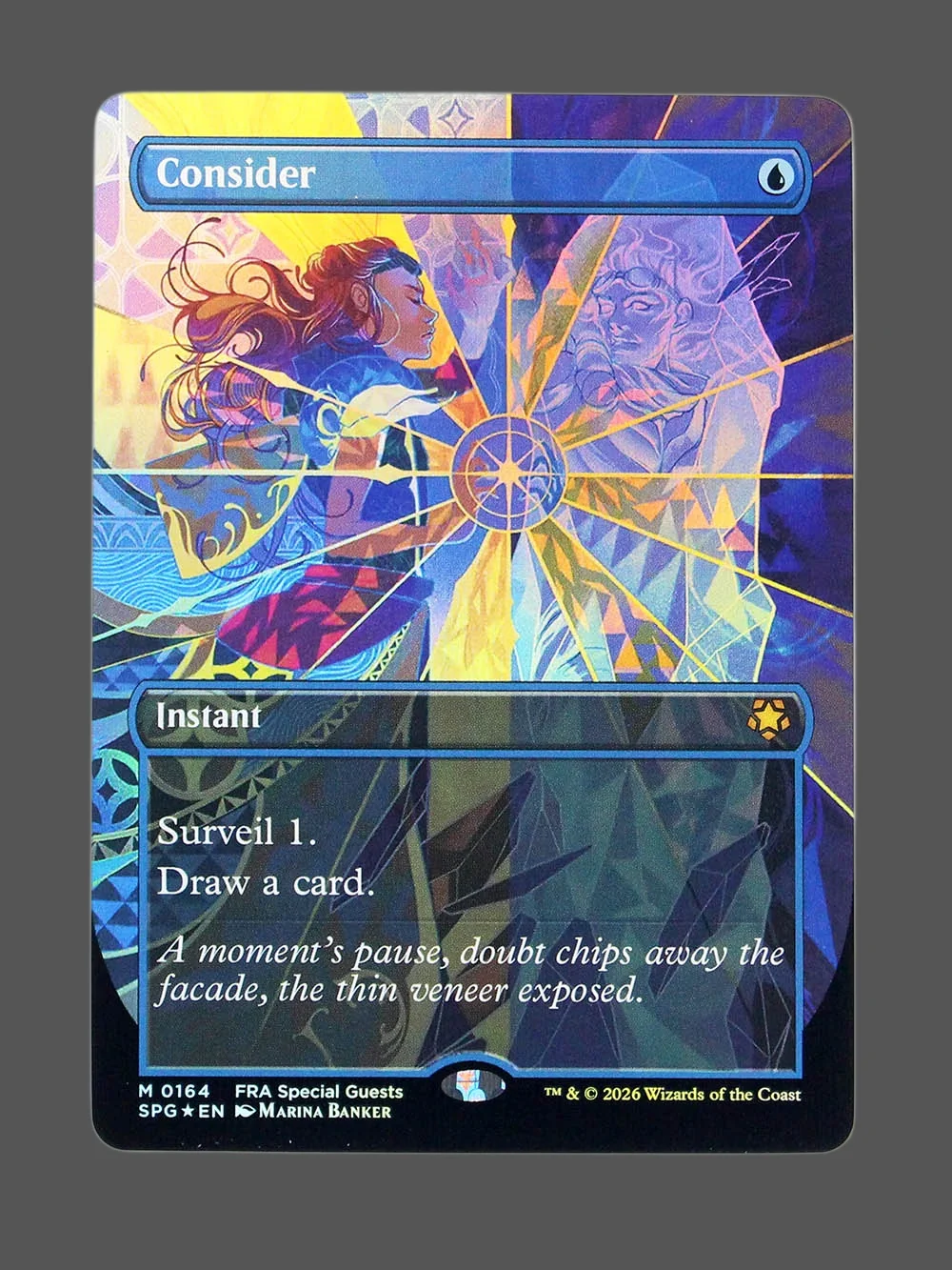 consider-164-foil.webp Consider Foil MTG proxy card from Special Guests #164