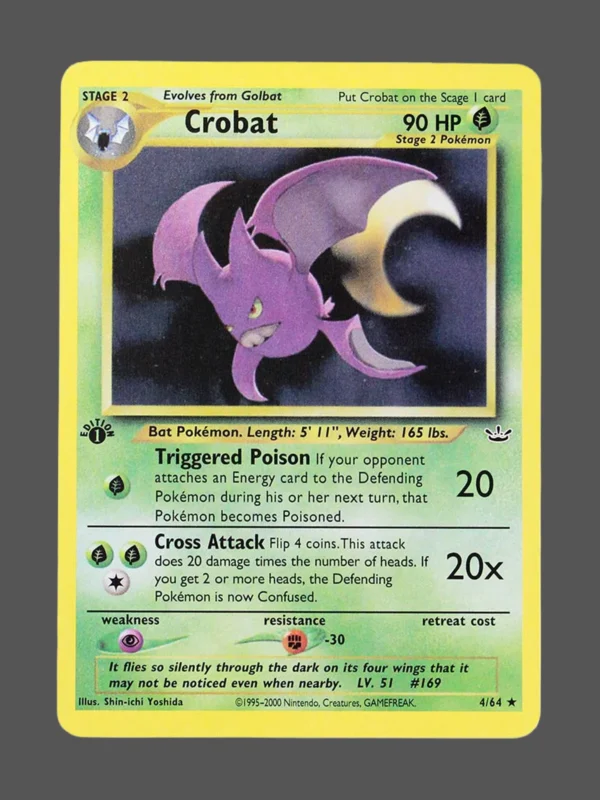 Crobat Regular Pokemon proxy card from Neo Revelation #4