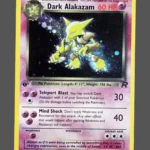 Dark Alakazam Regular Pokemon proxy card from Team Rocket #1