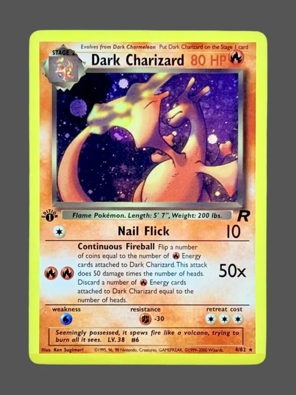 Dark Charizard Regular Pokemon proxy card from Team Rocket #4