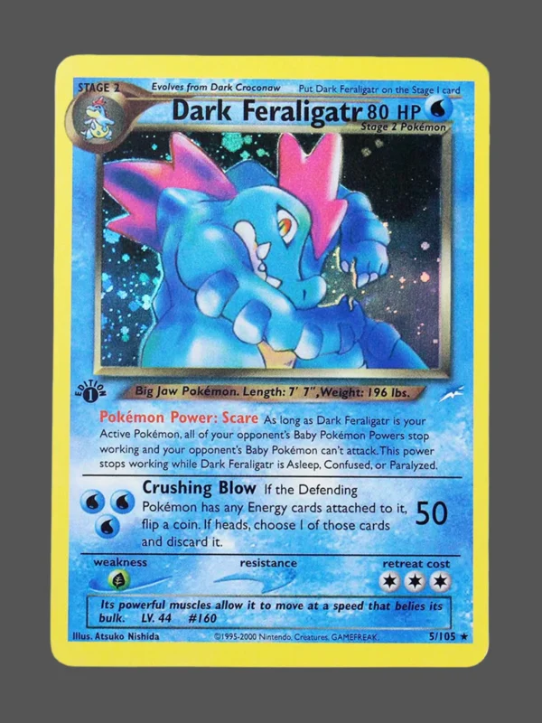 Dark Feraligatr Regular Pokemon proxy card from Neo Destiny #5