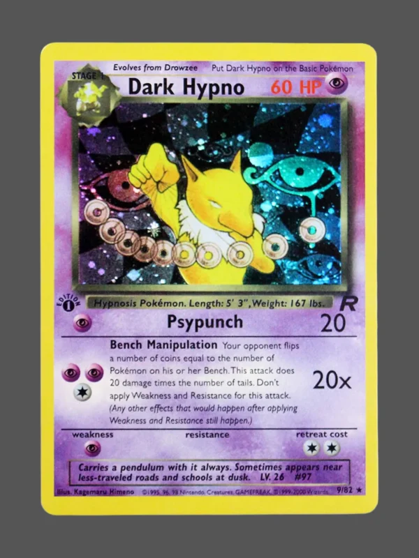 Dark Hypno Regular Pokemon proxy card from Team Rocket #9