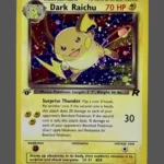 Dark Raichu Regular Pokemon proxy card from Team Rocket #83