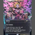 Dark Ritual Foil MTG proxy card from Secret Lair Drop #2678