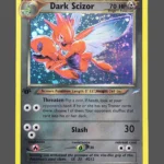 Dark Scizor Regular Pokemon proxy card from Neo Destiny #9