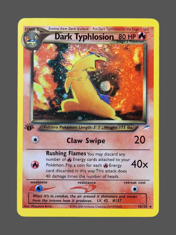 Dark Typhlosion Regular Pokemon proxy card from Neo Destiny #10