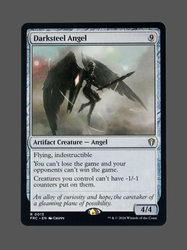 Darksteel Angel Holo MTG proxy card from Reality Fracture Commander #13