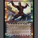 Deadpool Trading Card Foil MTG proxy card from Secret Lair Drop #7127