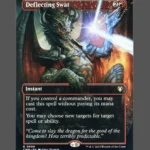 Deflecting Swat Holo MTG proxy card from Commander Masters #698