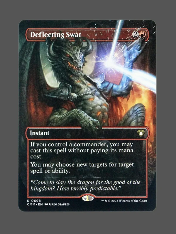 Deflecting Swat Holo MTG proxy card from Commander Masters #698