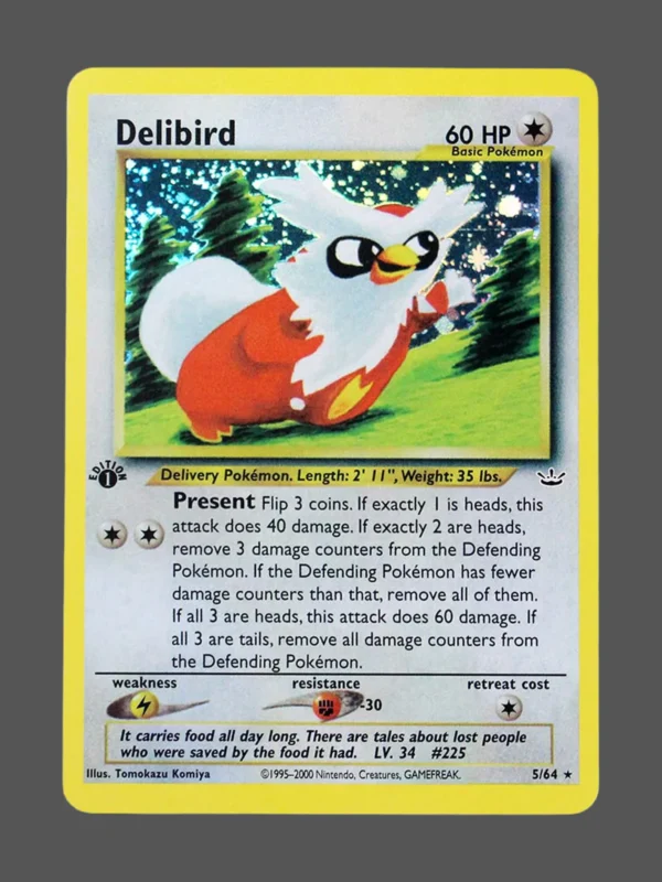 Delibird Regular Pokemon proxy card from Neo Revelation #5