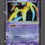 Deoxys ex Galaxy Foil Pokemon proxy card from EX Deoxys #98