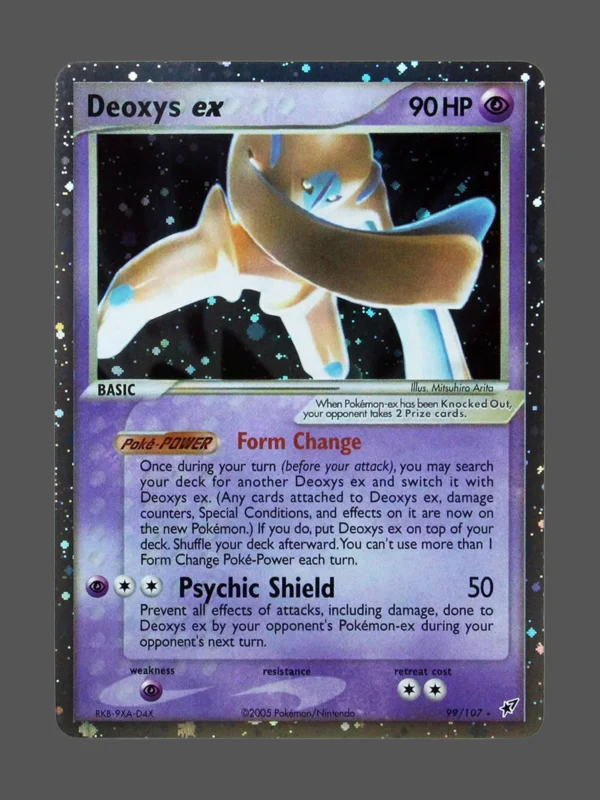 Deoxys ex Galaxy Foil Pokemon proxy card from EX Deoxys #99