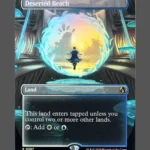 Deserted Beach Foil MTG proxy card from Reality Fracture #397