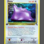 Ditto Regular Pokemon proxy card from Fossil #3