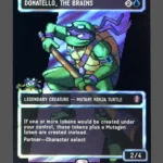 Donatello, the Brains Surge Foil MTG proxy card from Teenage Mutant Ninja Turtles Eternal #85