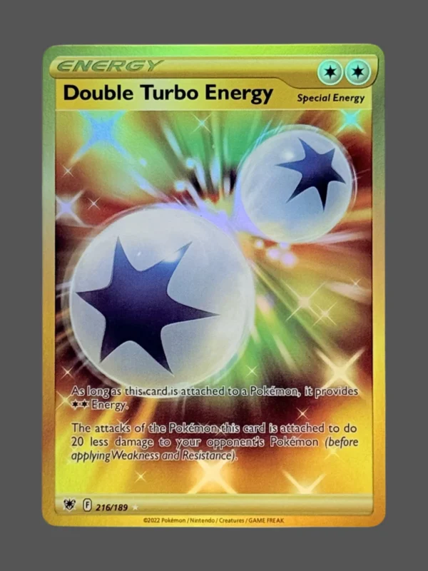 Double Turbo Energy Regular Pokemon proxy card from Astral Radiance #216