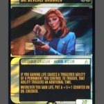 Dr. Beverly Crusher Surge Foil MTG proxy card from Star Trek #500