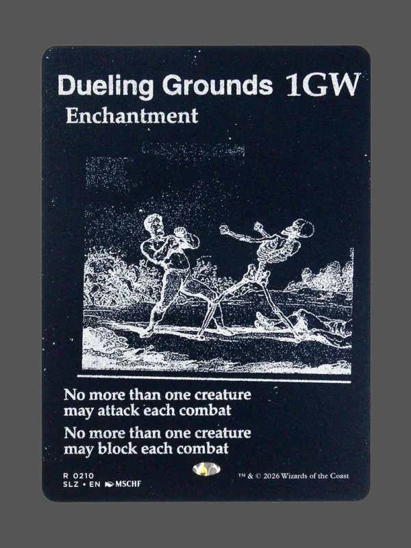 Dueling Grounds Holo MTG proxy card from The Zeta Set #210
