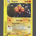 Dugtrio Foil Pokemon proxy card from Expedition #10