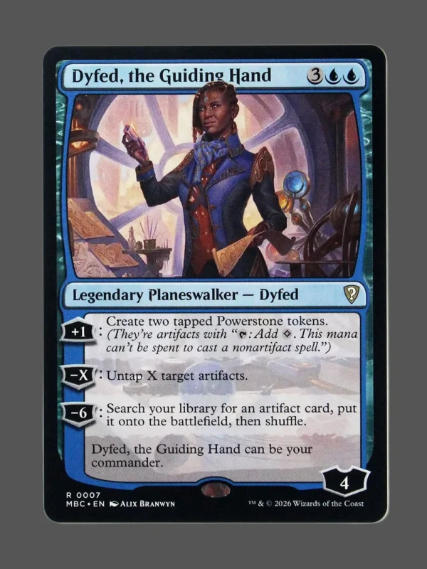 Dyfed, the Guiding Hand Holo MTG proxy card from Mystery Booster Commander Edition #7