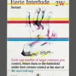 Eerie Interlude Holo MTG proxy card from The Zeta Set #245