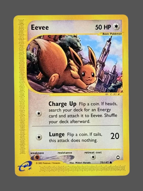 Eevee Regular Pokemon proxy card from Aquapolis #75