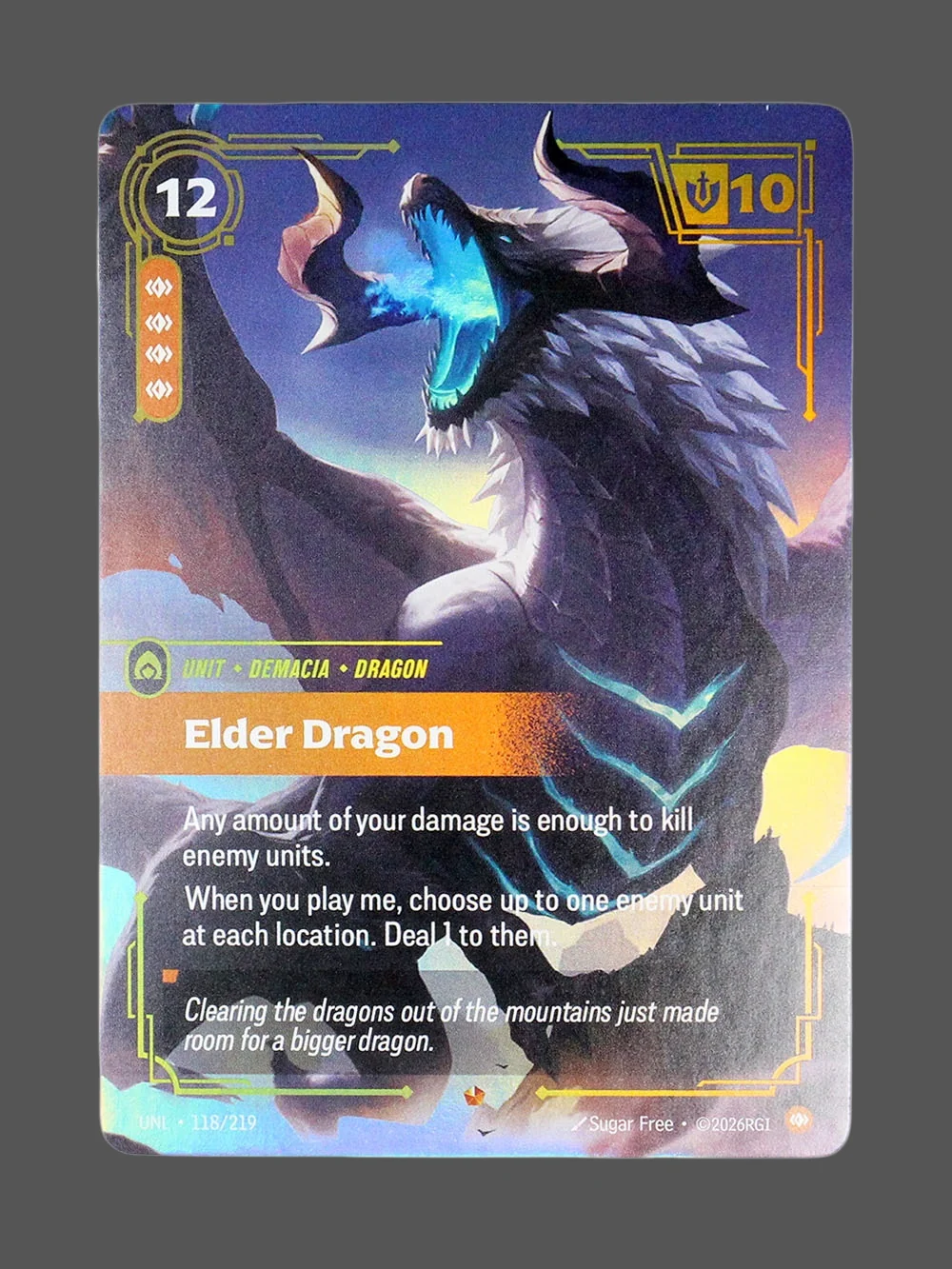 elder-dragon-118-219-foil.webp Elder Dragon Foil Riftbound proxy card from Unleashed #118/219