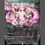 Elvish Mystic Holo MTG proxy card from Secret Lair Drop #805