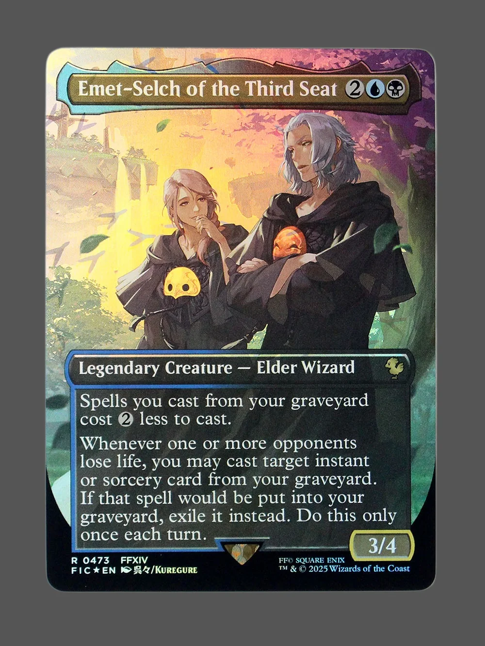 emet-selch-of-the-third-seat-473-chocobotrackfoil.webp Emet-Selch of the Third Seat Chocobotrack Foil MTG proxy card from Final Fantasy #473
