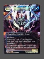 Emet-Selch, Unsundered/Hades, Sorcerer of Eld Surge Foil MTG proxy card from Final Fantasy #539