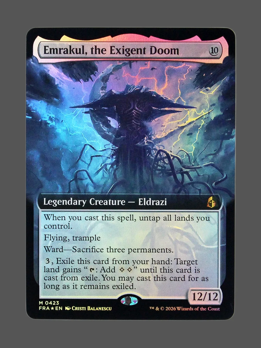 emrakul-the-exigent-doom-423-foil.webp Emrakul, the Exigent Doom Foil MTG proxy card from Reality Fracture #423