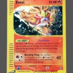 Entei Regular Pokemon proxy card from Aquapolis #H8